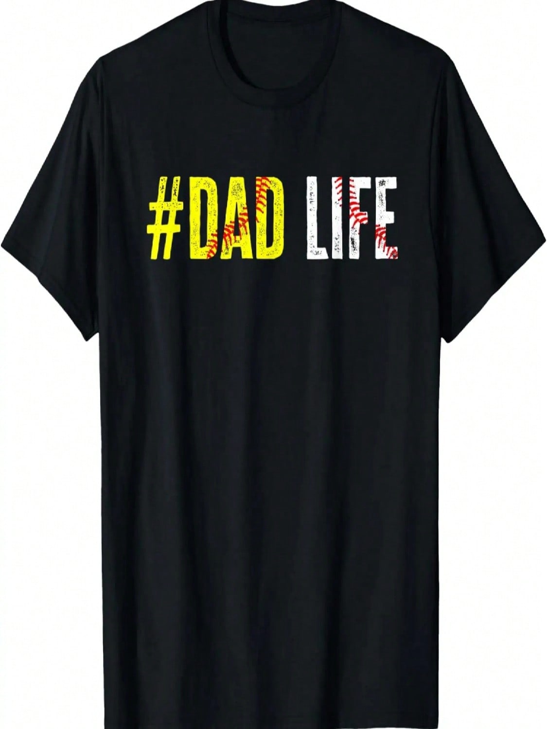 unisex Ball Dad Fathers Day Raising Ballers Softball Baseball T-Shirt S разноцветный