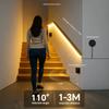Admirable Neon COB LED Strip,Portable Design PIR Motion Sensor Switch, Solid Silicone Adhesive Tape Night Lamp 24V