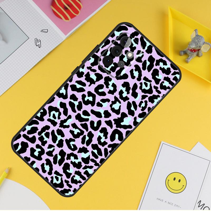 African Leopard Print Case For Samsung Galaxy A36 A16 A56 A06 A54 A34 A14 A13 A53 A12 A22 A32 A52 A35 A17 A15 A55