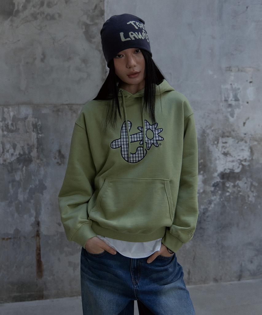 Tonilolenseu Jacquard Lettering Logo Beanie Navy
