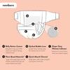 The Honest Company Clean Conscious Diapers Sustainable Diapers Above It All Panda Club Box Newborn Size 72 Pieces Plant-based +