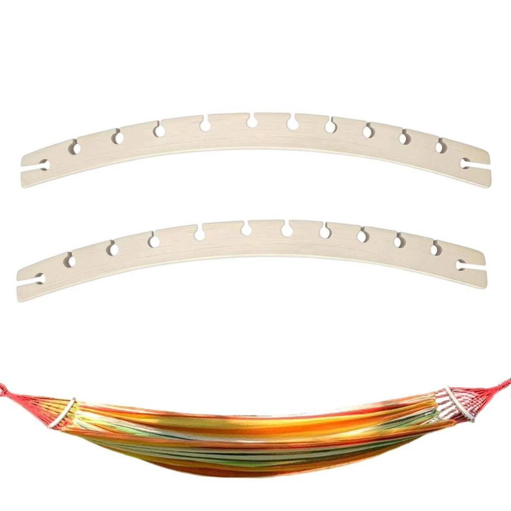 2Pcs 2 Pieces Hammock Curved Support Stick Durable Wooden Spreader Bars  Camping