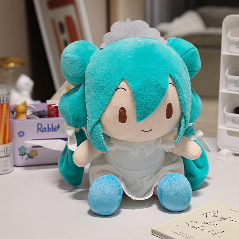 

New Bilibili Hatsune Miku Doll Animation 40cm Doll Pillow Plush Toy Fufu Doll 25cm