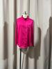 2025 Spring Collection: Women's Solid Color Satin Long Sleeve Business Top