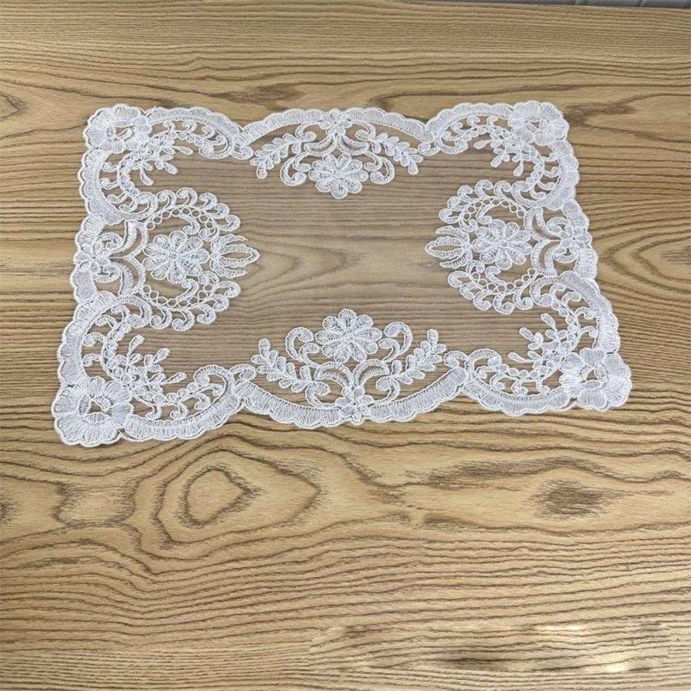 Rectangular Cover Cloth Embroidered Coaster European Placemat Home Decoration