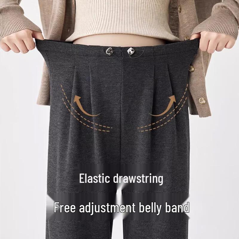 JOYNCLEON Women's Maternity Wide-Leg Pants