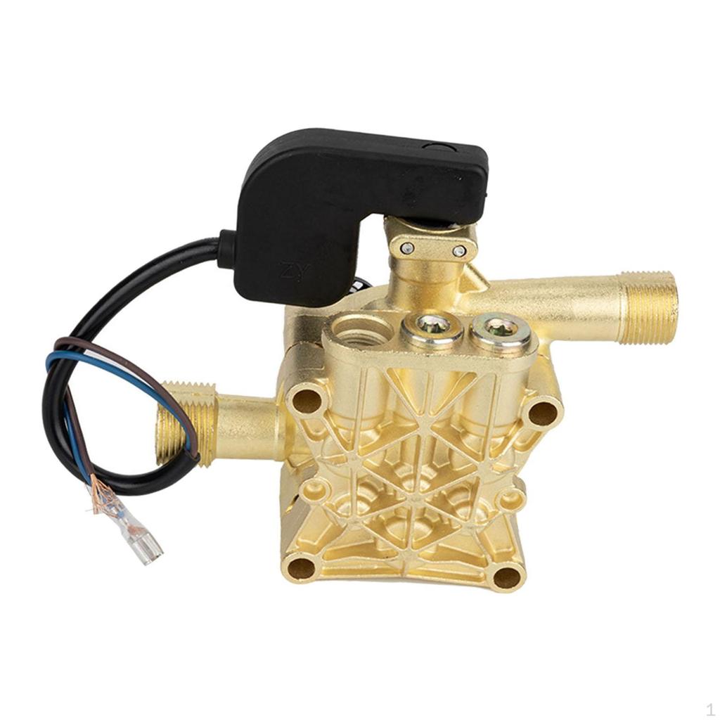 220V Pump Head Assembly 25mm Inlet Water Washer Cleaning Machine for Garden Irrigation Car