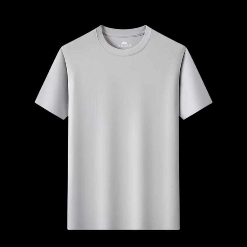 ROMON Men's Lyocell Blend Short Sleeve T-Shirt