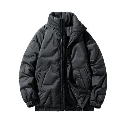 Down Jacket, Down Jacket, Men's Winter Warm Down Jacket, Stand Up Collar, Plus Size Down Jacket