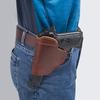 Leather IWB concealed carrying holster for Glock 17 19 26 43X Sig S&W M&P tactical holster