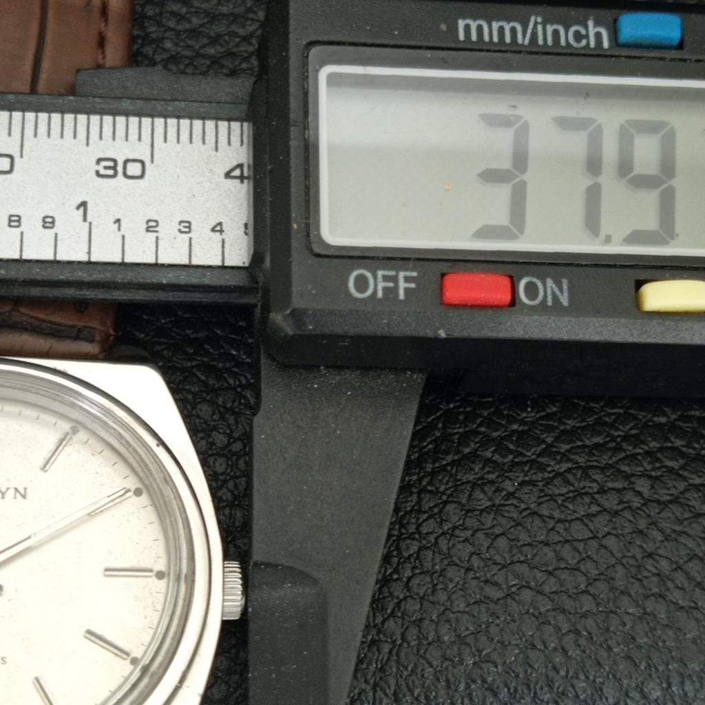 VINTAGE ALLWYN 6300A HAND-WINDING INDIA MENS ORIGINAL DIAL WATCH a706055-1
