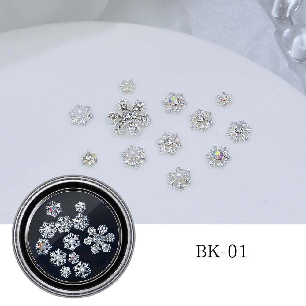 Claus Party Nail Rhinestones Christmas Nail Charms Christmas Nail Decorations Manicure Accessories