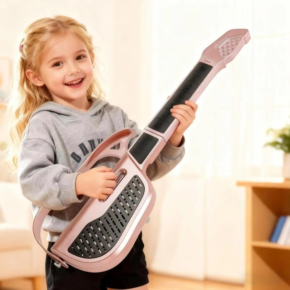 Foldable Kids Electric Musical Guitar Music Enlightenment Instrument Music Education