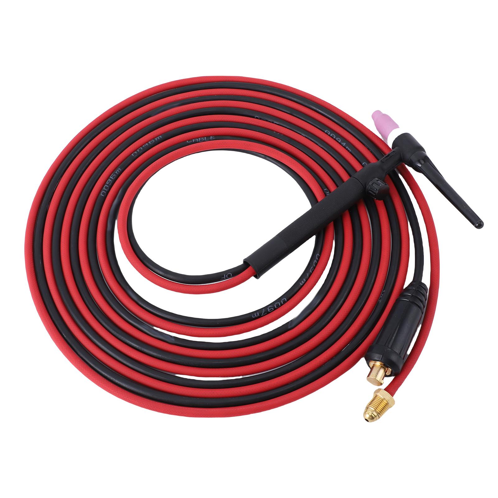 

TIG Welding Torch with 35 50mm² Quick Connector 4M Air Hose 150A Air Cooled Lift TIG Torch Fit for ARC200 MIG200 MIG250