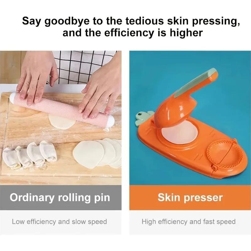 Kitchen Tools Dumpling Maker DIY Dumpling Molds for You Dough Pressing Rhinestones Home Cooking Backpack Professional Use Wallet