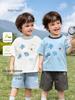 Kaka Panda Boys' & Girls' Cotton Short-Sleeve Summer T-Shirt - Toddler & Children's Casual Top