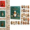 Christmas Capybara Advent Calendar Blind Box With Acrylic Figurines For Festive Decorations