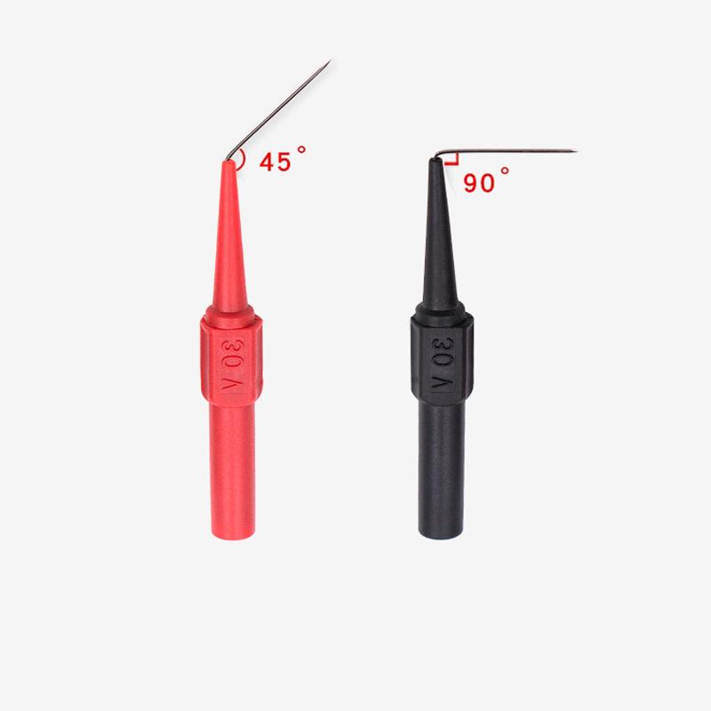 30V Car Tip Probes Diagnostic Tools Auto Multimeter Test Lead Extention Back Piercing Needle Tip Probes Car Repair Accessories