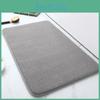 Coral Memory Foam Fleece Thick Bath Mat Nonslip Absorbent Quickdrying