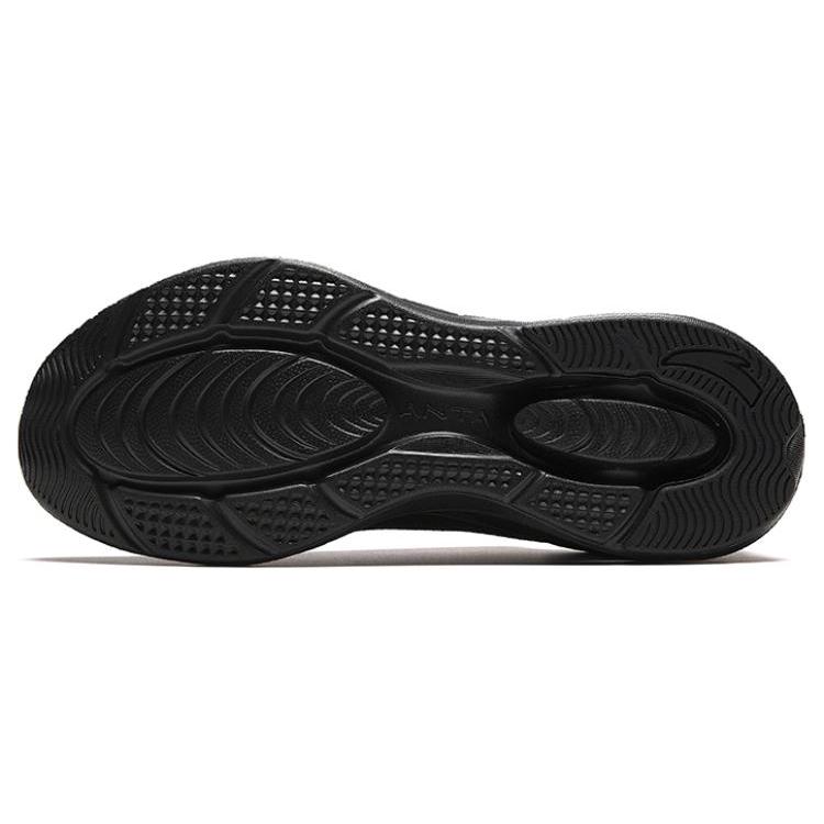 Anta Abrasion Resistant Low top Running Shoes Men's Black 912345575-2