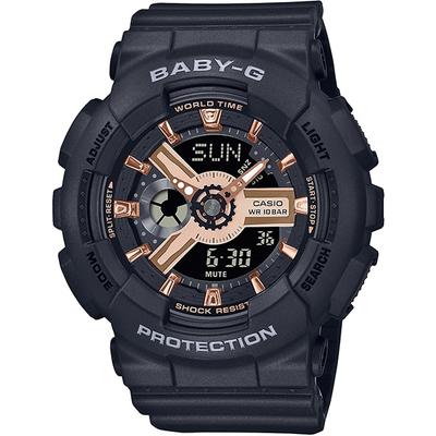 Women's Baby-G BA-110XRG-1AJF [BABY-G BA-110 SERIES Women's Rubber Band] Round Watch Resin