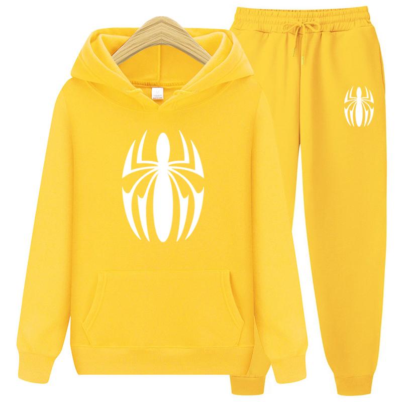 Women's Tracksuit Sets Winter Scarlet Spider 2 Piece Set Running Hoody Brand Sweatshirt Sport Joggers Sweatpants Suit