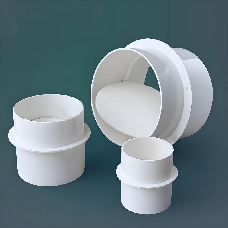 Zugluftstopper Dämpfer Belüftung Rückschlagventil Zugluftklappe Für Inline-Rohrleitungen Küche Hauslüftung Gitter