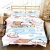 Kawaii Bubu Dudu Bedding Set Cute Bears Kawaii Duvet Cover for Boy Girl 3D Printing Anime Bubu Quilt Cover King Twin Double741