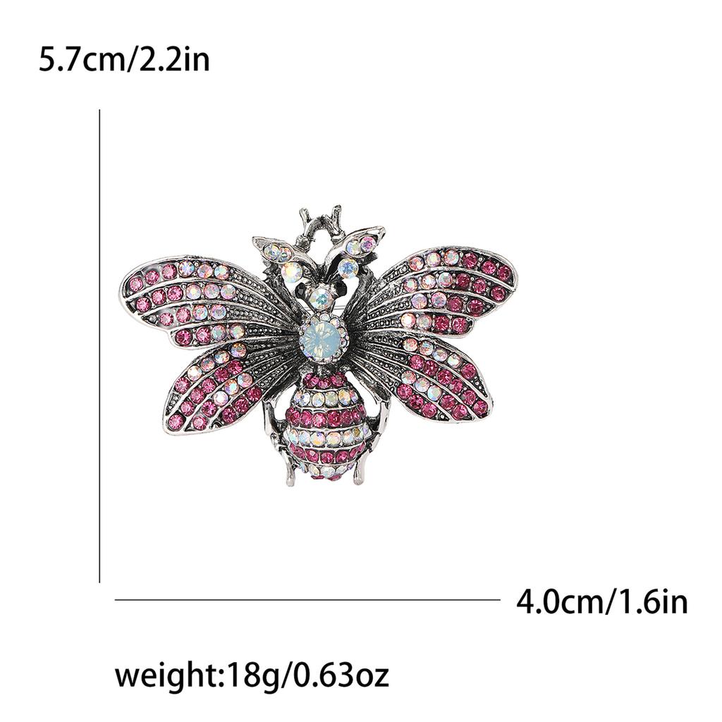 Legierung Strass Biene Brosche Mode Kreative Damen Anzug Strickjacke Korsage Ornament Anstecknadel