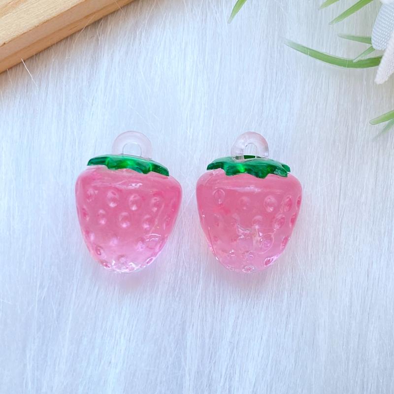 

10Pcs New Cute Three Dimensional Perforated Fruit Series Cabochon Scrapbooking Hair Bow Center Embellishments DIY Accessories