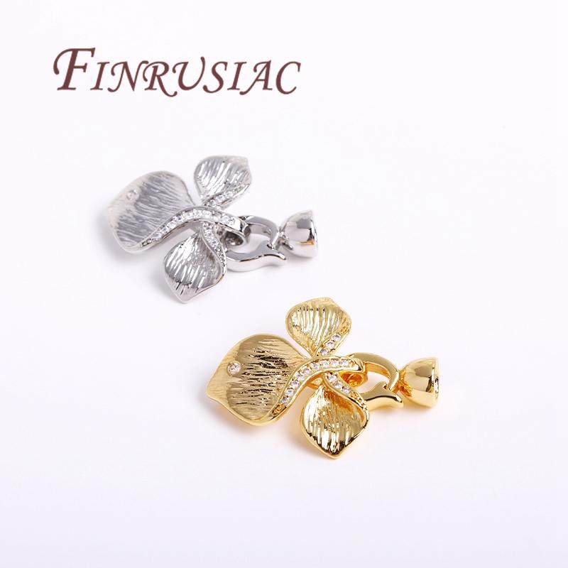 18K Gold Plated Verschlüsse Für Schmuck, Befestigungselemente Für Armbänder, Verbindungsverschluss Für Halsketten-Accessoires, DIY Schmuckherstellung Zubehör