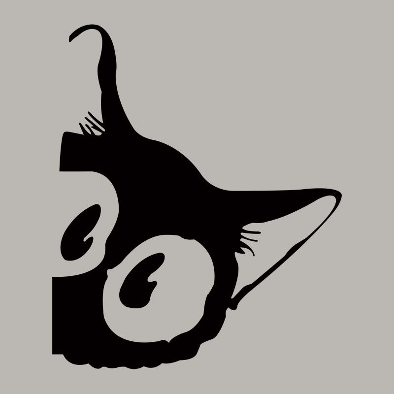 

Balck Cat Аппликация Термо наклейки Пустотелый шпионаж Взгляд Полоса Наклейка Новая одежда Аксессуар Diy Утюг На теплопередачу Моющийся