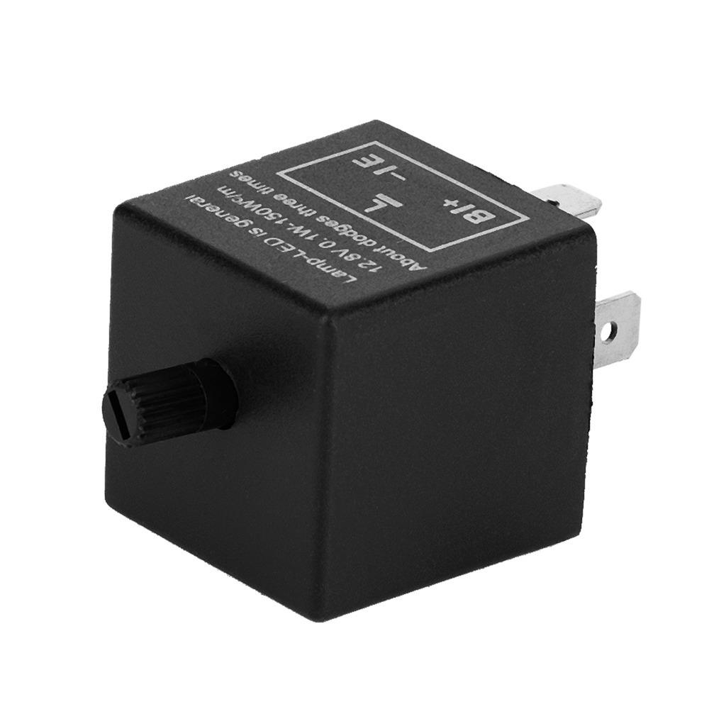 3 Pin LED Flasher Relay Adjustable Adjustable Flasher Relay Automotive Accessories