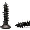 Carbon Steel Black Cross Recessed Countersunk Flat Head Tapping Screws Set