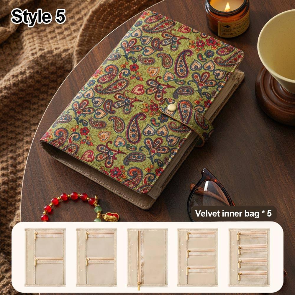 

Transparent Zipper Pouch Jewelry Storage Book Ring Binder Organizer Book for Jewelry Organizer Style 5