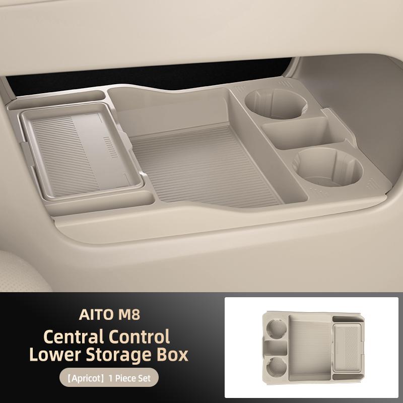 

Suitable for Aito M8 Center Console Organizer, Armrest Box Lower Storage Box, Huawei Car Interior Decoration Accessories