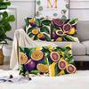Vibrant Passion Fruit Pattern Pillowcase: Fresh Tropical-Themed Cushion Cover For Home Sofa Decor