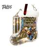 Personalized Cash Gift Holder Christmas Stocking Money Holder, Clear Clip Ornament for Tree Festive Box Hanging Decor, Transparent Bill Display