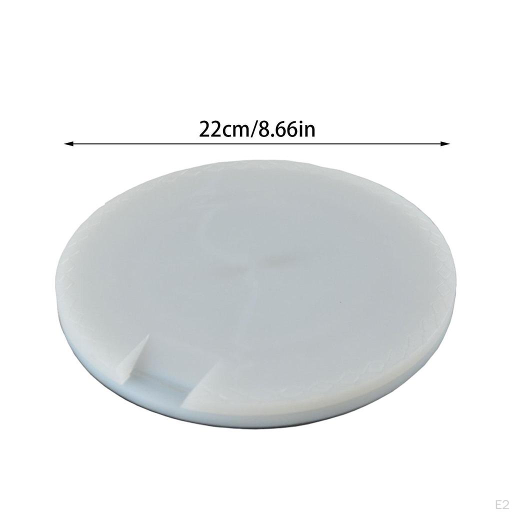 Table Tennis Racket Assembled Cutting Board DIY Kits PE Diameter 22cm Rotating Non Slip