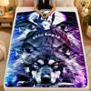 Flannel BlanketKontra K Warm Soft Throw Blanket for Indoor Sofa Bed Living Room Use