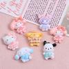10 Pcs New Kawaii Cartoon Cute Plaid Skirt Series Resin Scrapbook Diy Jewelry Gift Hairpin Accessories A141