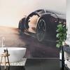 Photomural Sport Car In The Desert Washable Fleece 315x210