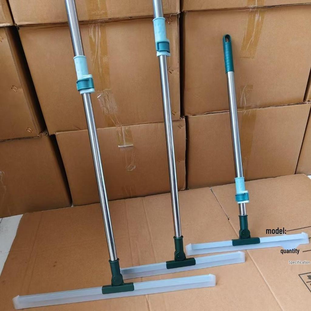 Thickened Silicone Dual-Use Broom and Squeegee for Wet & Dry Cleaning in Bathrooms