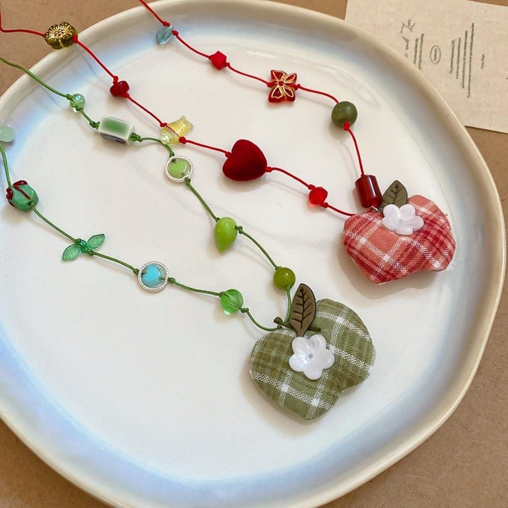 Crystal Bohemian Choker Jewelry Clavicle Necklace Korean Fruit Beaded Necklace  Beach Vacation