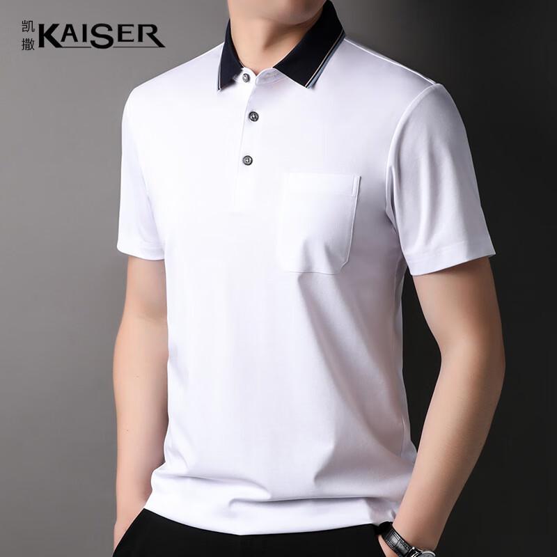 KAISER Men s Linen Blend Polo T-Shirt KS7222 L/50