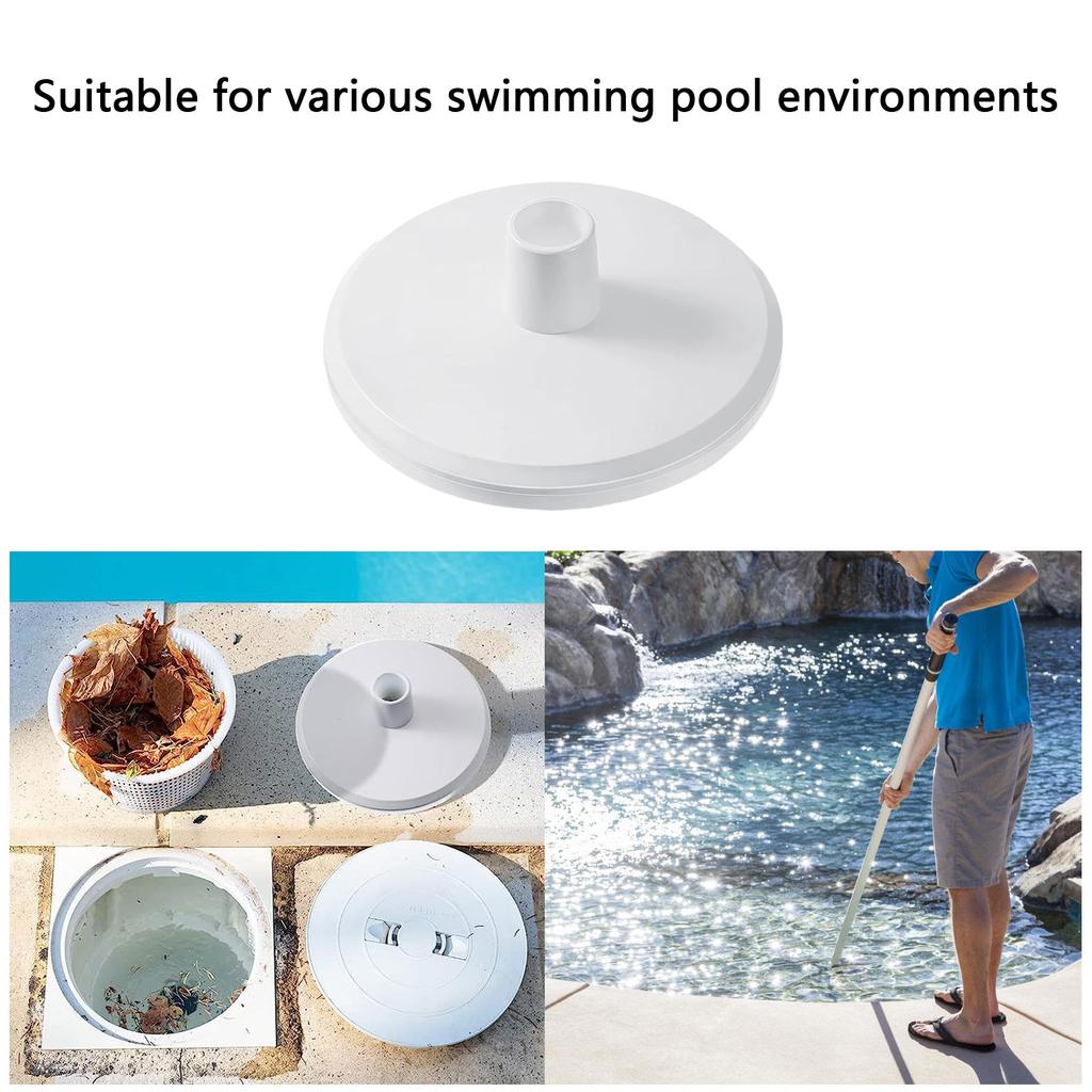 Skimmer Dammsugningsplatta Ersättning Poolskimmer VAC-platta Skimmer Dammsugarslang Adapterplatta för Effektiv Rengöring