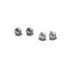 Silver-Gray Pearl Zirconia Stud Earrings – Lightweight Luxury for Everyday Wear