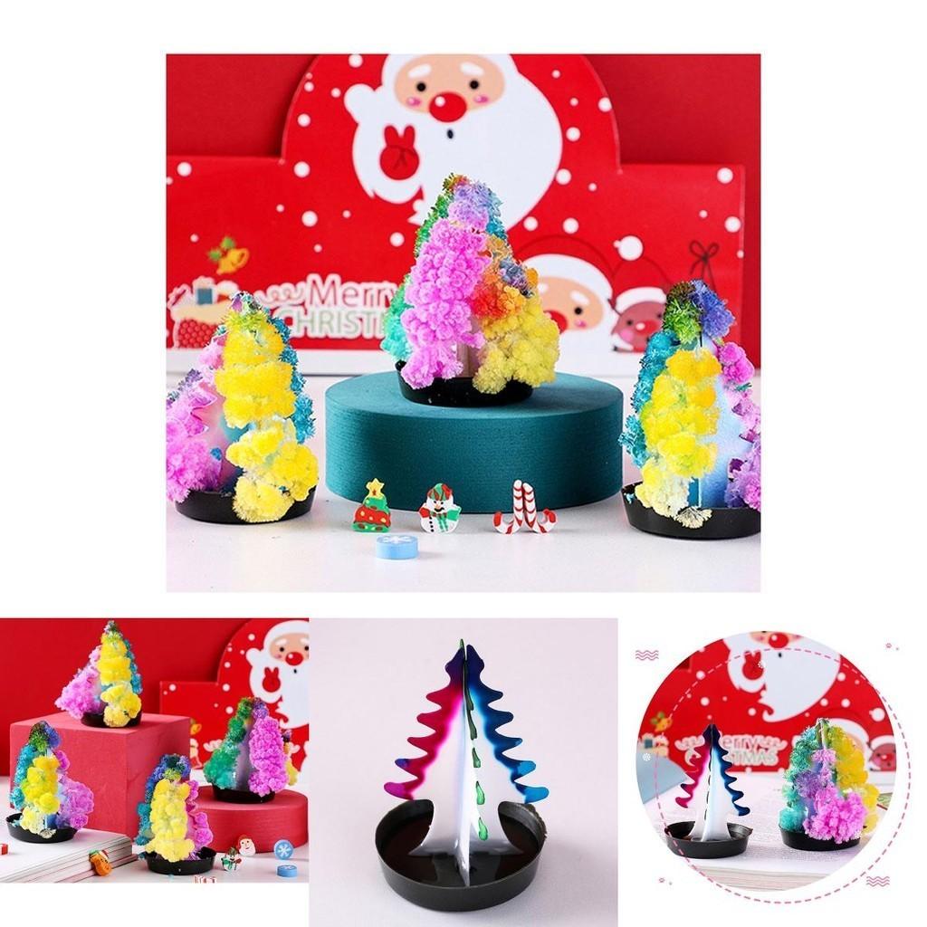 Unglaublicher Papierbaum: Erschaffe deinen eigenen Weihnachtsbaum mit magischen, wachsenden Kristallen – ein lustiges und einzigartiges Spielzeug!