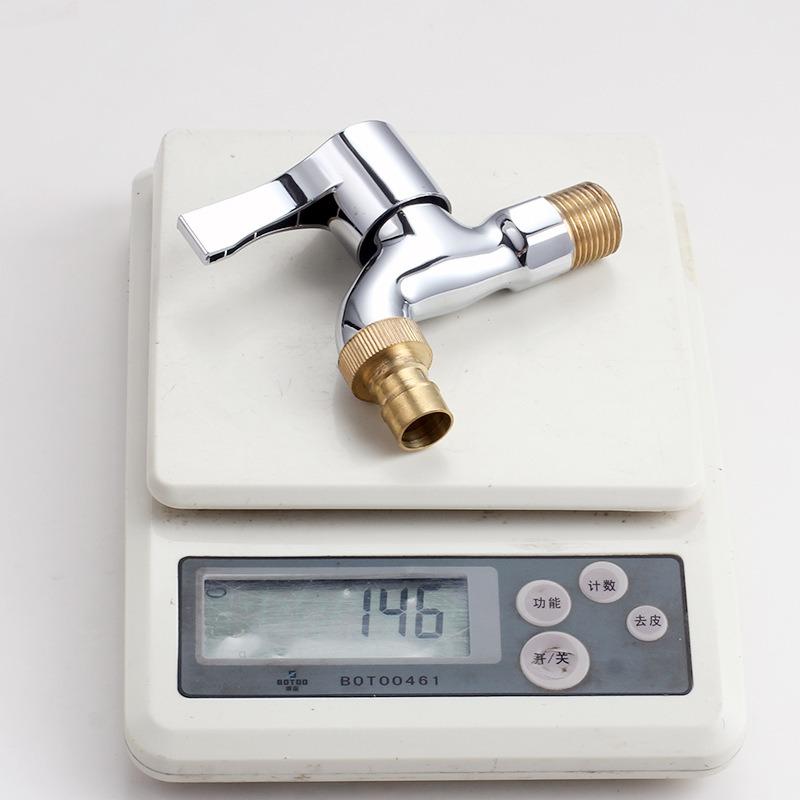 Washing Machine Tap 20mm Copper Water Faucet Extended Washing Machine Faucet One In Two Out Multifunctional Faucet