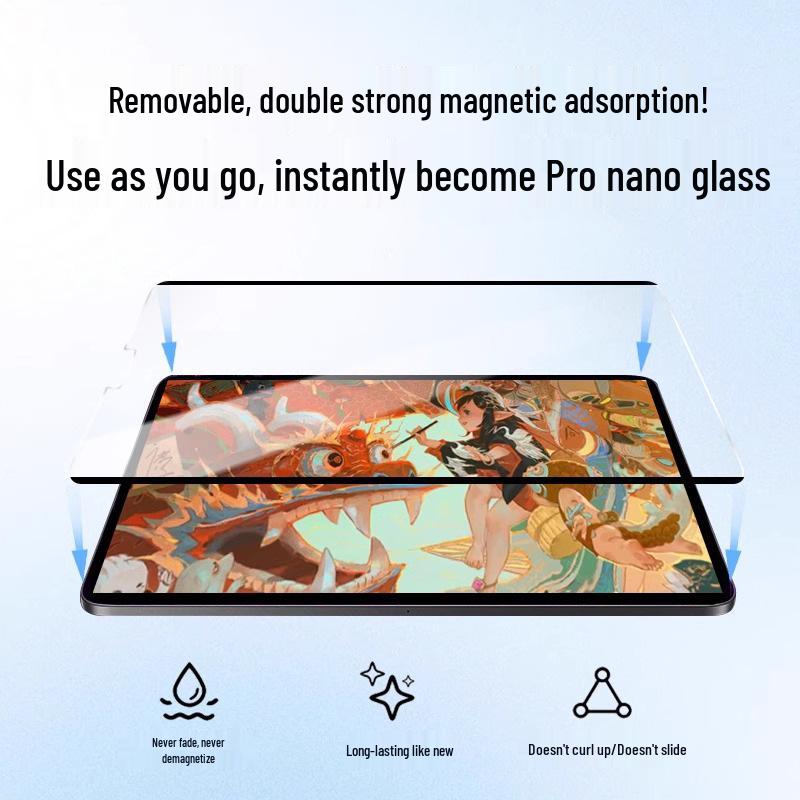 Protetor de Tela Magnético Tipo Papel para Apple iPad 10.9" (Compatível com iPad 9ª/6ª Geração e Air 7)